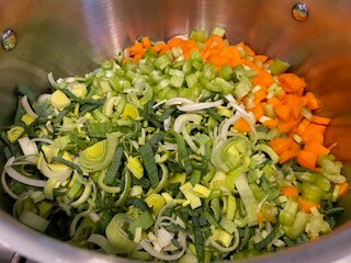 Chicken, Leek, & Rice Soup